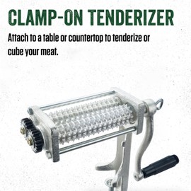 LEM Products Clamp-On Tenderizer, Cast Iron and Plastic, Orange