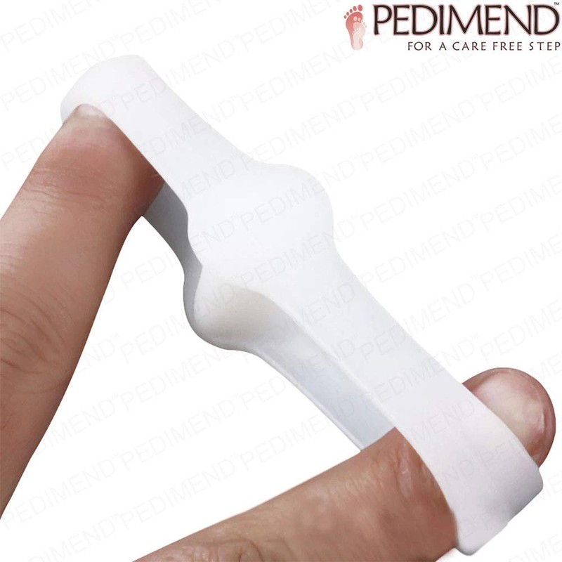 PEDIMEND Two Hole Gel Small Toe Separator (12 PACK) -