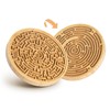 The Crazy Labyrinth Game, 2-in-1 Double-Sided Functional Labyrinth Board Game,