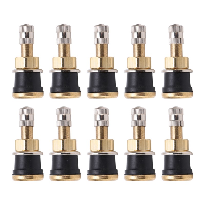 10 Pcs Brass Valve Stem TR501 High Strength Tubeless Truck