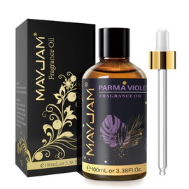 MAYJAM 100ML/3.38FL.OZ Parma Violet Fragrance Oils with Glass Dropper, Essential Oils for Diffusers for Home, Long Lasting Scented Oils for Diffusers Soap Candle Making