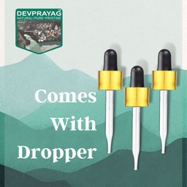 Devprayag Pure Amla Oil (Emblica officinalis) with Glass Dropper Natural Therapeutic Grade (Pack of Three) 100mlx3 (10 oz)