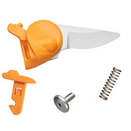 Fiskars Replacement Blade for X-series Bypass Secateurs M P921 (1057173), Includes Spring and Screw, Stainless Steel Blade, 1064260, Orange/Silver