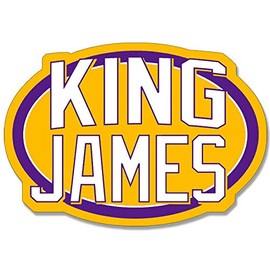 Digi Magnets Oval 3x5 in Lakers LeBron 23 Love Magnetic Magnet Vinyl Sticker