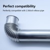 Stainless Steel Stove Chimney Diameter 2.36 inch（6cm） PCS Stove Pipe