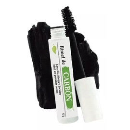 Rimel de Carbón Voluminizador, Negro Intenso, Fórmula Vegetal para Pestañas, 12g                                                                      