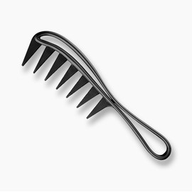 Pomade Comb Barber Comb Mesh Comb Fade Comb Men's Comb Coarse Hair Comb Pocket Compact Pocket Size Firm Portable Comb (Black)