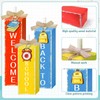 3 PCs Welcome Back to School Table Decor Large Wooden