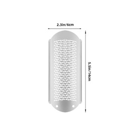 IWOWHERO Ergonomic Handle Foot Scraper Tool Stainless Steel Blades for Dead Skin Removal