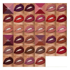 Set 5 Labiales Mate Mousse Top Five Italia Deluxe                                                                                                     
