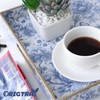 ORIGTRAY Serving Tray with Handles, Rectangular Plastic Tray 15.75x11.81 Inch,