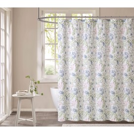 Cottage Classics - Field Floral Shower Curtain (72" x 72") - Delicate Floral Print - Multicolor