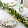 3 Pcs Finecheer 5ft Artificial Lemon Garland Spring Summer Fruit