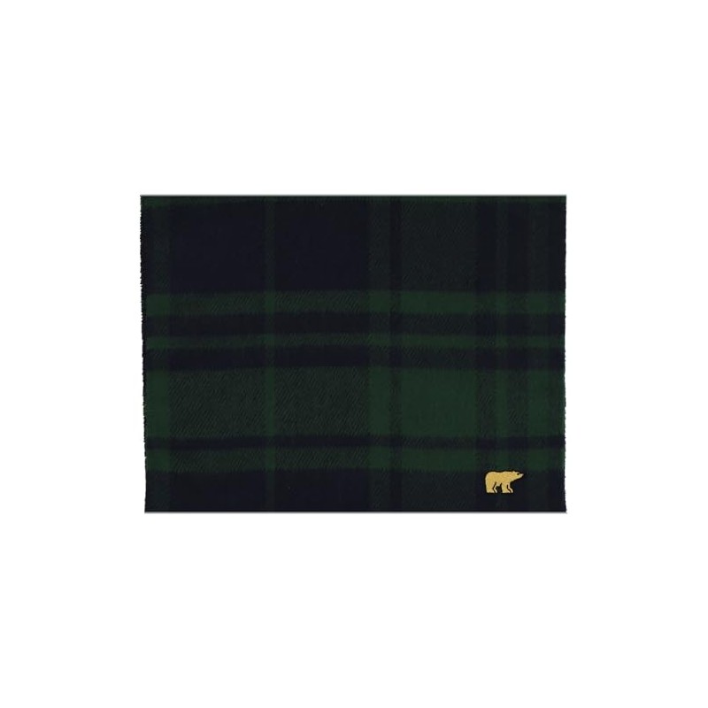 Golden Bear 61702006 Men's Acrylic Brushed Scarf, Tartan Plaid Scarf,