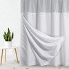 Waterproof Fabric Snap in Shower Curtain Liner Replacement 71 W