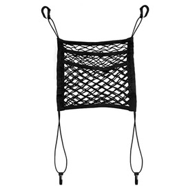 Car Seat Net, Universal Stretchy Backseat Dog Barrier Tissue Purse Holder Driver Storage Netting Pouch Pet Disturb Stopper Seat Mesh, Type C