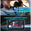 Double Din Car Stereo Compatible with Wireless Apple Carplay, Android