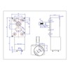 25kg.cm DC Gear Speed Reduction Motor Double Shafts Self Locking
