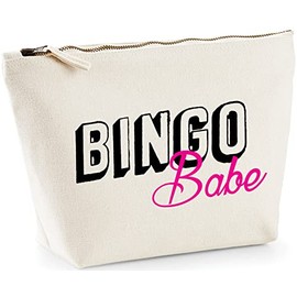 Hippowarehouse Bingo Babe printed make up cosmetic wash bag 18x19x9cm