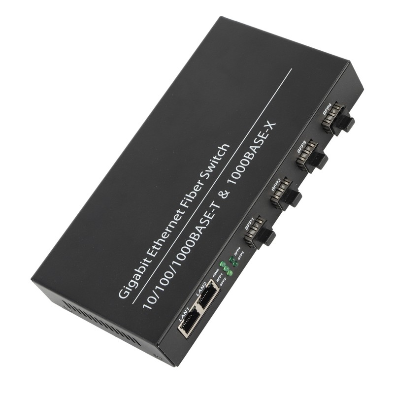SFP Ethernet Fiber Switch Up To 120km 4 Optical Port