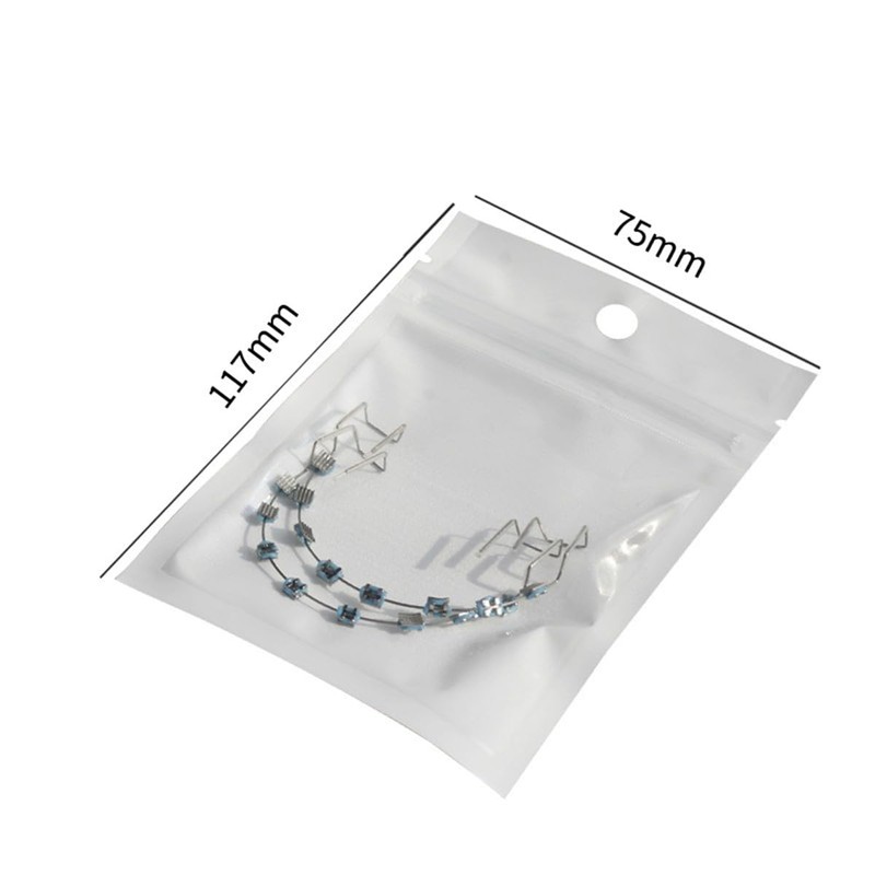 1 Pack Temporary Tooth Decoration with Metal Wires,Metal Bracket and