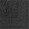 20 Servietten ROYAL Collection 1/4-Falz 40 x 40 schwarz "Ornaments"