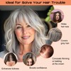 SEIKEA Hair Toppers for Women Real Human Hair, 10" Clip