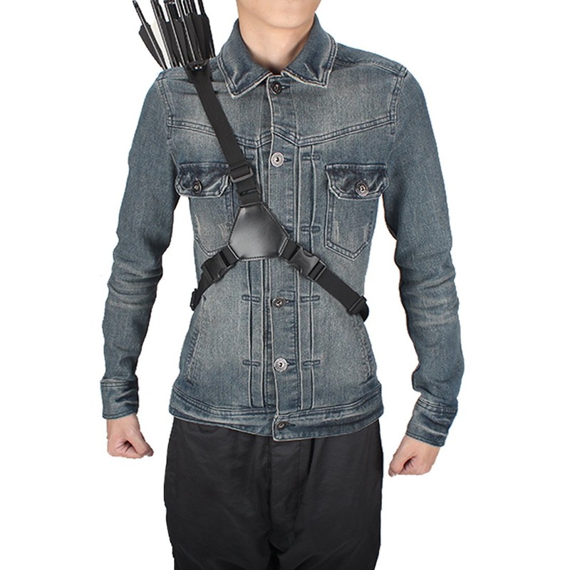 KRATARC Archery Multi-Function Back Arrow Quiver with Molle System Shoulder