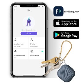 Nutale Findthing Schlüsselfinder Schlüssel Finden mit App Bluetooth - 1PCS iOS und Android, Item Tracker Support Fernbedienung Gute Idee für Ihre verlorenen Gegenstände