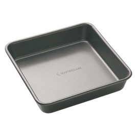 MasterClass Square Baking Tin/Small Roasting Pan with PFOA Non Stick, Heavy Duty Carbon Steel, 23 x 23 cm