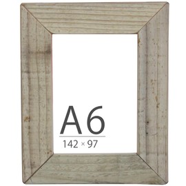 OLD ASHIBA Easy Frame A6 Size Unpainted Scaffolding Plank Old Wood Vintage Photo Frame