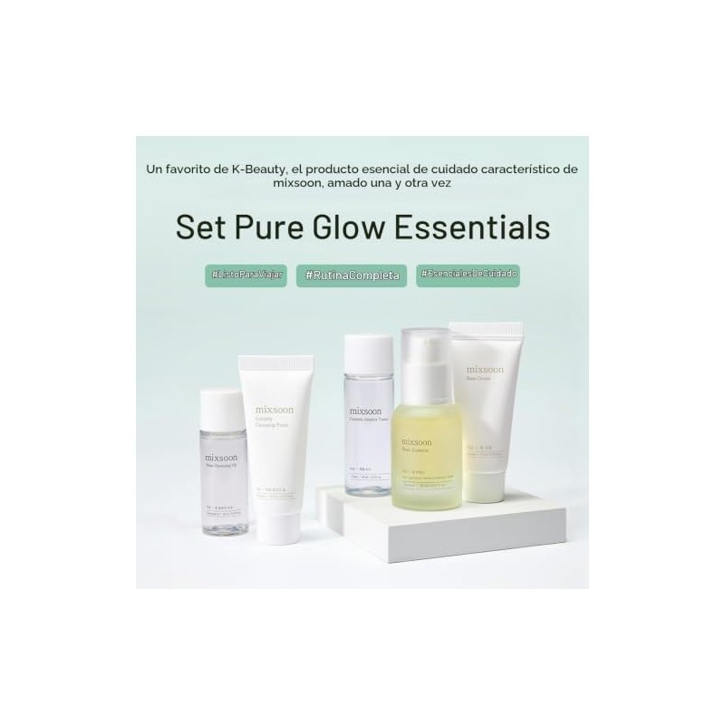 mixsoon Pure Glow Essentials Set - Kit Facial de Viaje