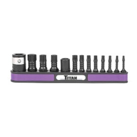 Titan 16036 13-Piece Impact Torx Plus Bit Set
