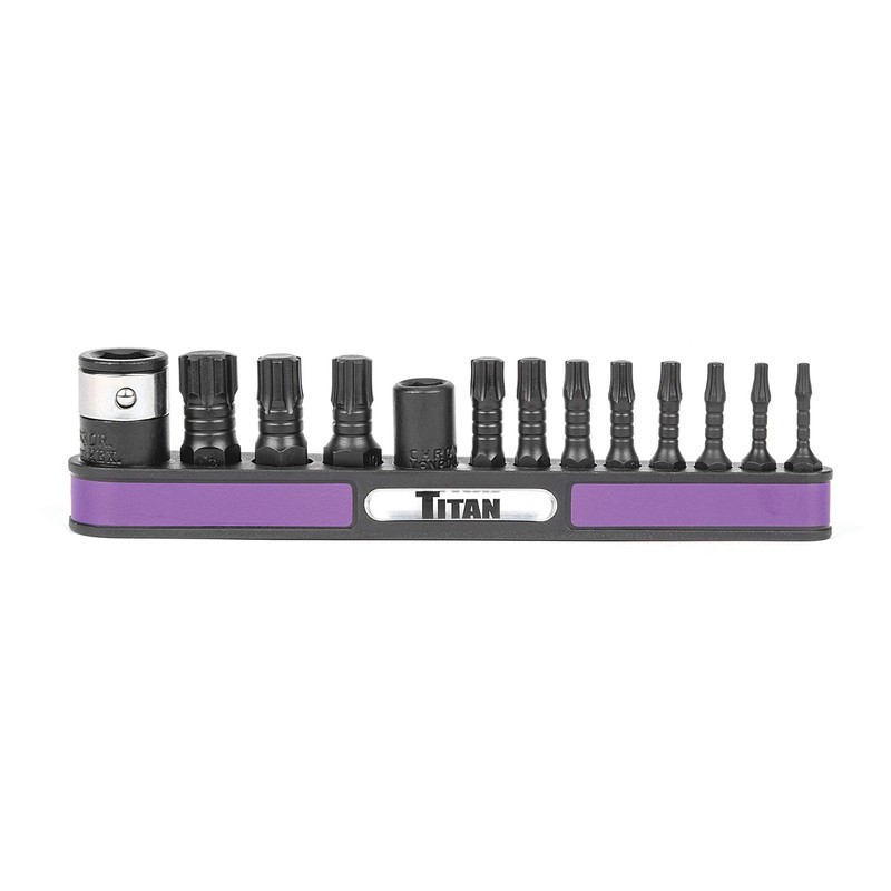 Titan 16036 13-Piece Impact Torx Plus Bit Set