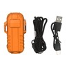 Outdoor Double Arc Electric Lighter Portable Waterproof Flashlight Lighter Charging