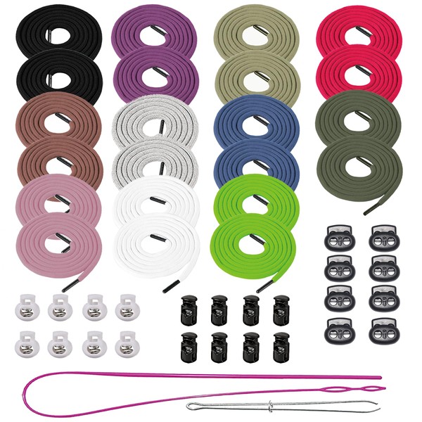22 Pcs Drawstring Cords Replacement Hoodie String Cording with Metal