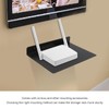 ANKROYU Floating Av Shelf Thickened, Tv Screen Top Storage Shelf,