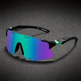 Men'S and Women'S Stylish Glasses with a PC Frame - (-Colored Lenses)Design: Black Framed Purple Lens, Frame Material: Alloy