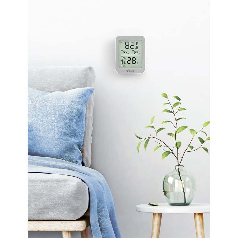 Govee Indoor Hygrometer Thermometer 3 Pack, Bluetooth Humidity Temperature Gauge