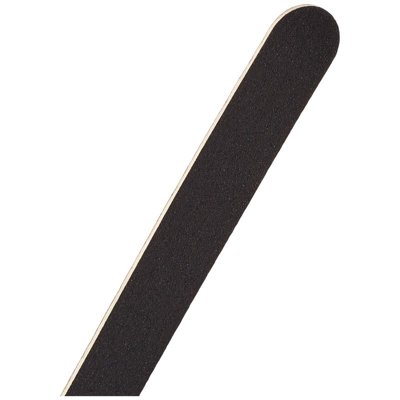 Manicare Pack Of 2 Professional Nail Files, Black Emery Boards,