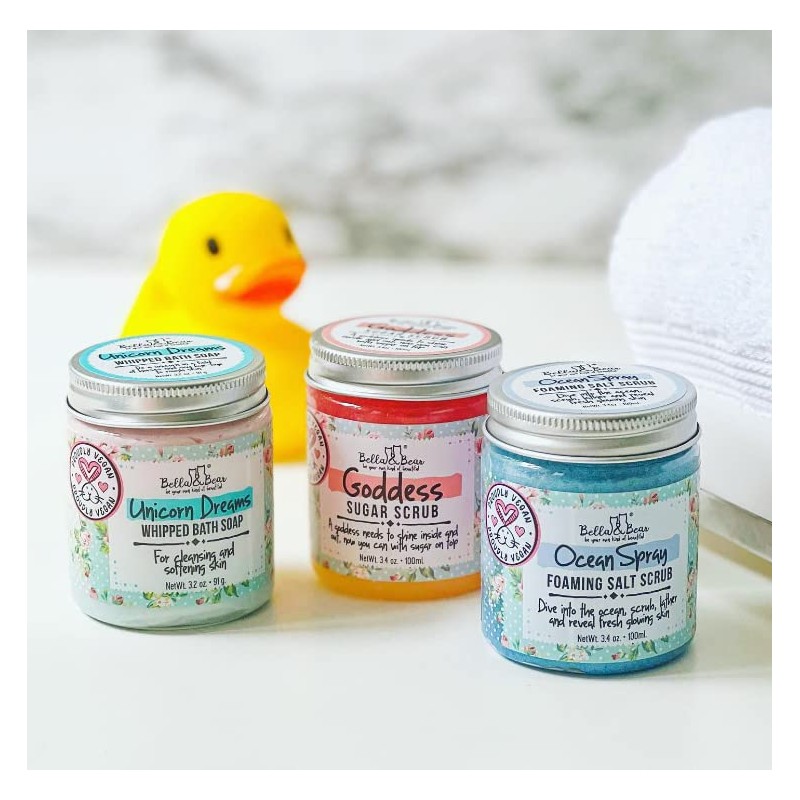 Bella & Bear Goddess Sugar Scrub - Travel Size -