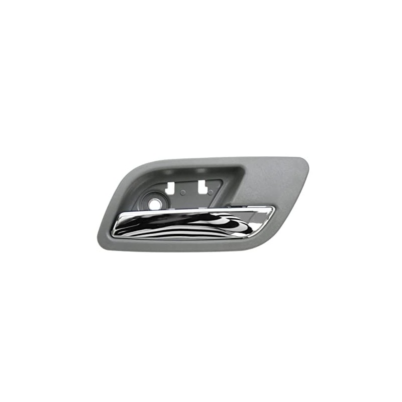 TRQ Dark Gray & Chrome Rear Inside Interior Door Handle
