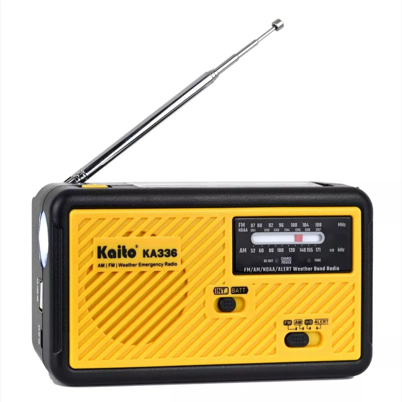 Kaito KA336 Emergency AM FM NOAA Weather Alert Radio with