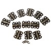 12Pcs Antique Butterfly Shapped Hinges Butt Hinges Connectors with Screws