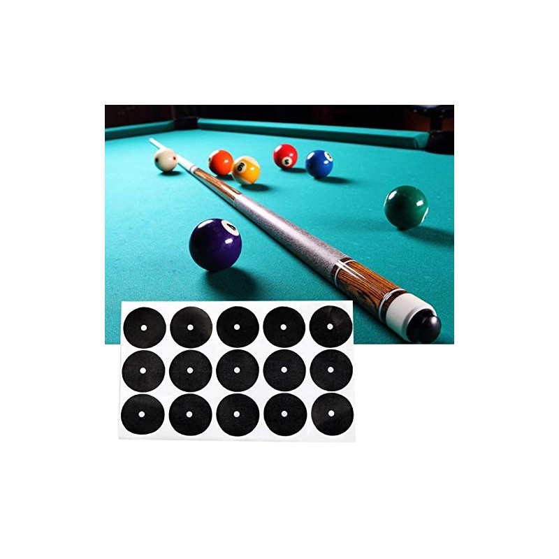VGEBY Billiard Table Marking Dots, Billiard Dot Sticker, White Ball