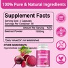 etheray Beet Root Capsules - 1300mg Organic Pure Beetroot Powder