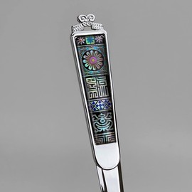 Envelope Opener Cutter Knife – 168mm Decorative Letter Opener for Envelopes, Boxes, Packages – Premium Rustproof Iron Letter Opener – Anti-Fingerprint Treatment (Oriental Pattern)