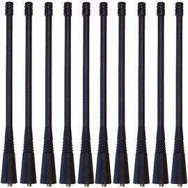 bestkong 10 X UHF Whip Antenna for Motorola Radio NAE6483 GP300 GP340 GP360 GP380 CP200 CP200D HT1250 EP450 EX500 EX600 EX600XLS