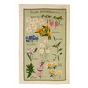 Irish Wild Flowers Cotton Tea Towel