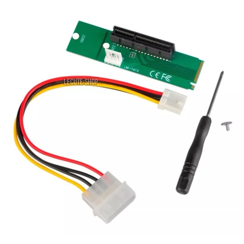 PCI Express Convertidor Adaptador M2 A Pci Mineria Zcash Monero